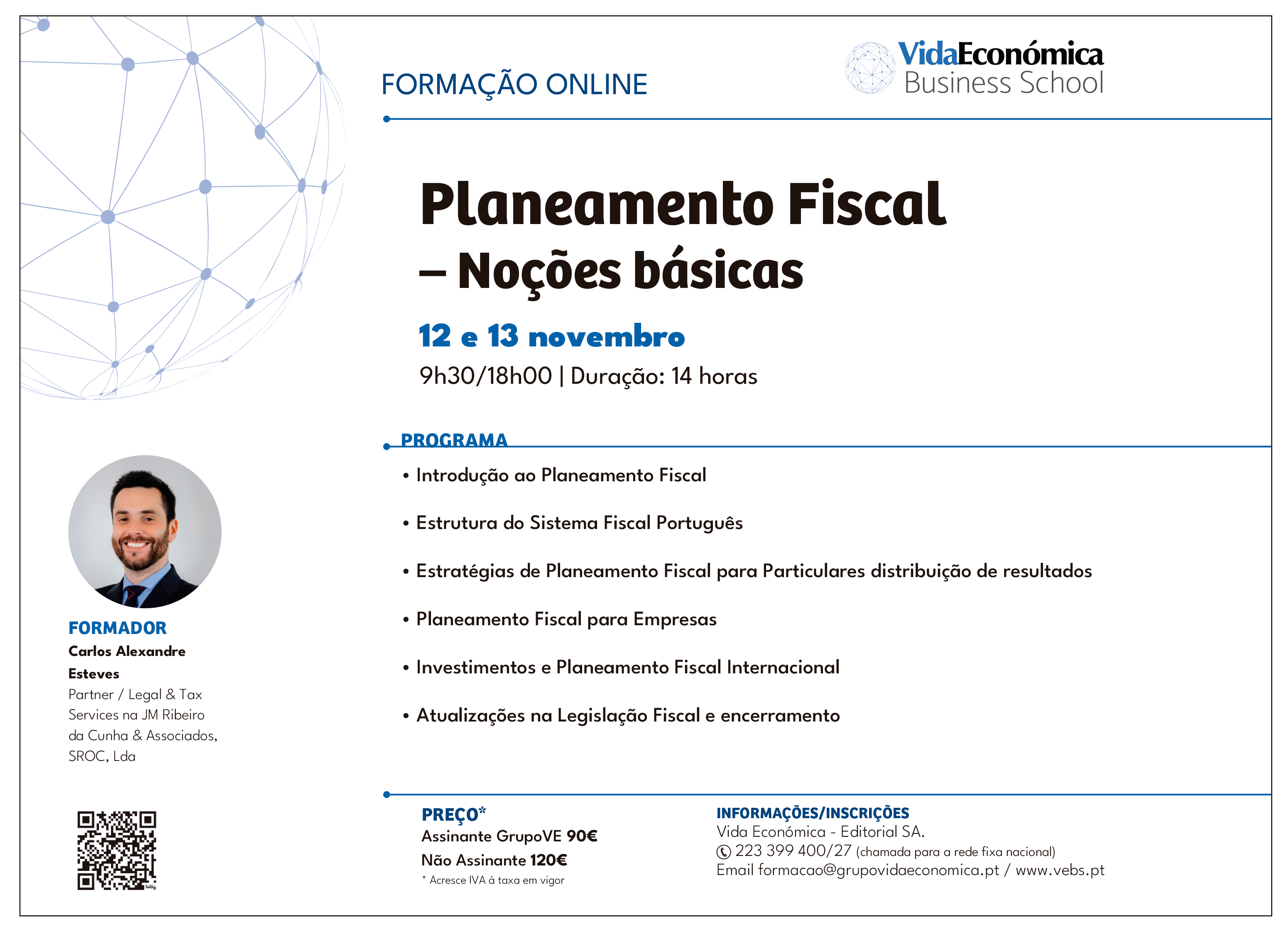 Vida Económica destaca nova formação ministrada por Partner da JM Ribeiro da Cunha & Associados